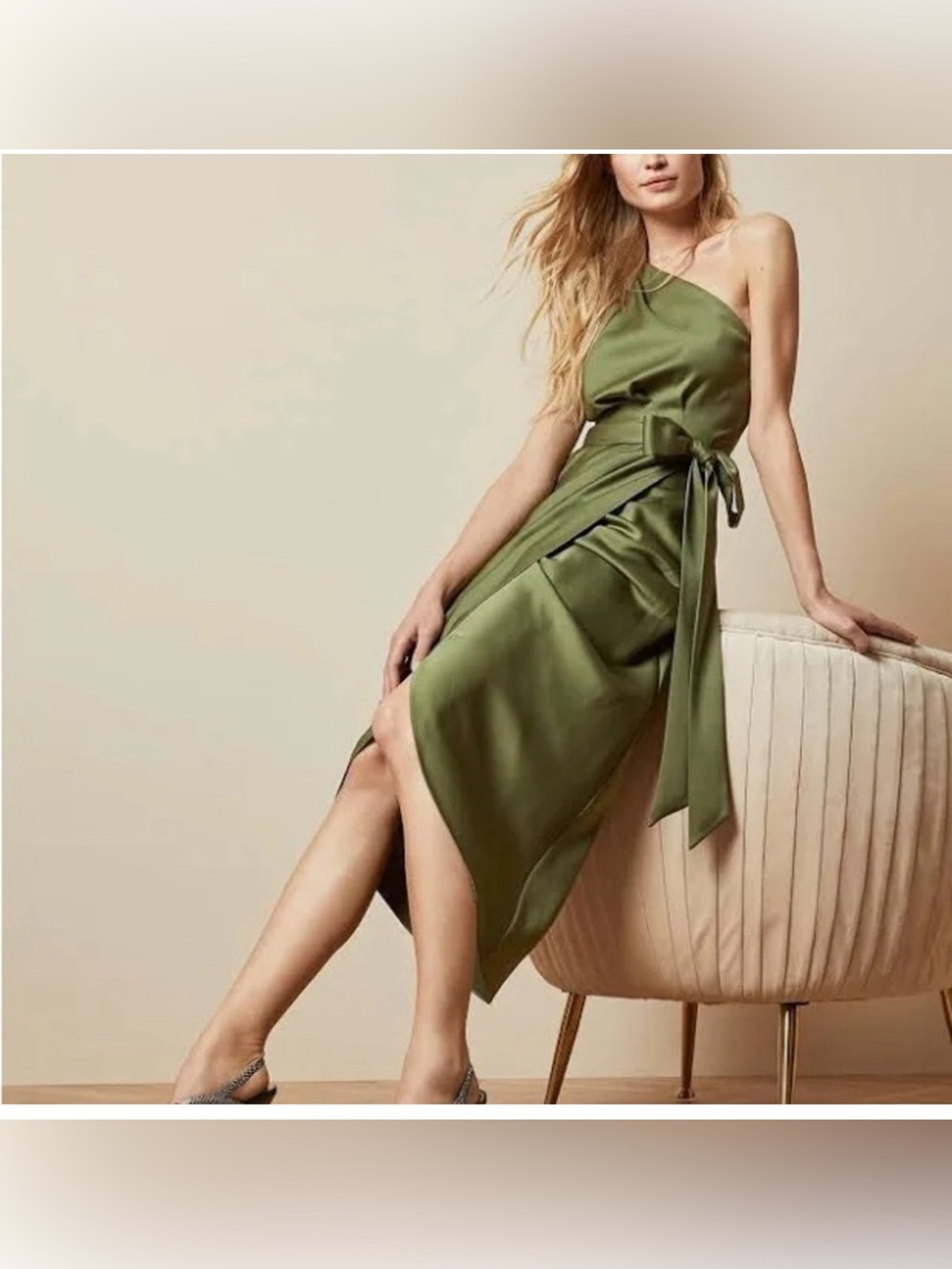Ted Baker Gabie One Shoulder Draped Dress 4